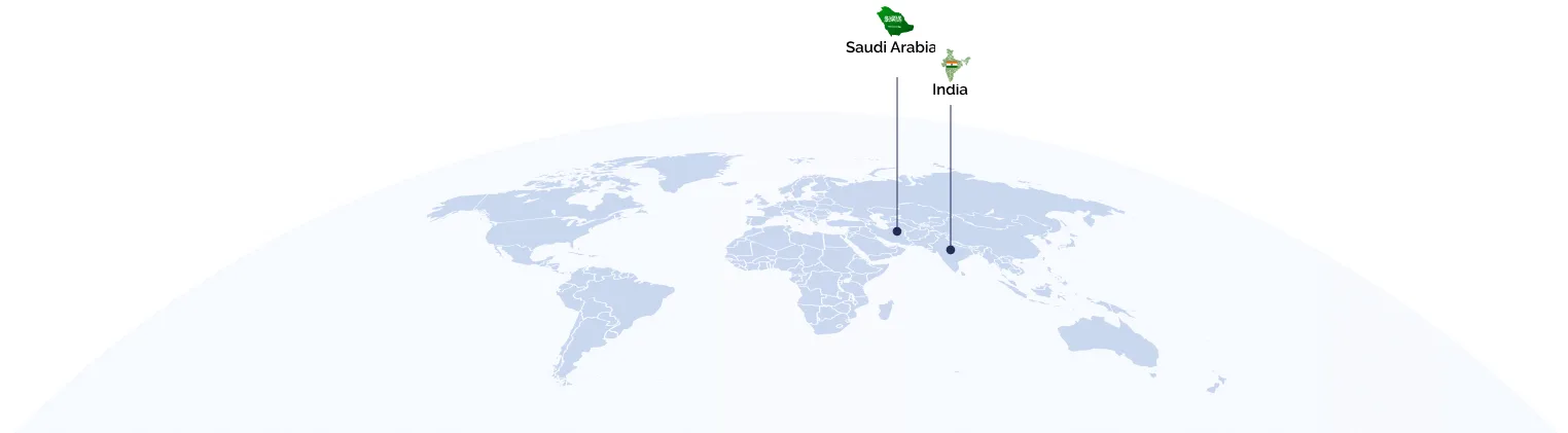 Repono GW global presence map